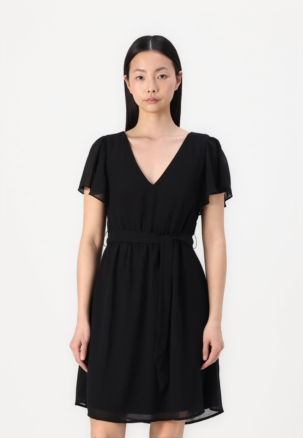 VILA VIMICADA V NECK SHORT DRESS