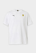 Puma FERRARI CAR GRAPHIC TEE - Print T-shirt - white