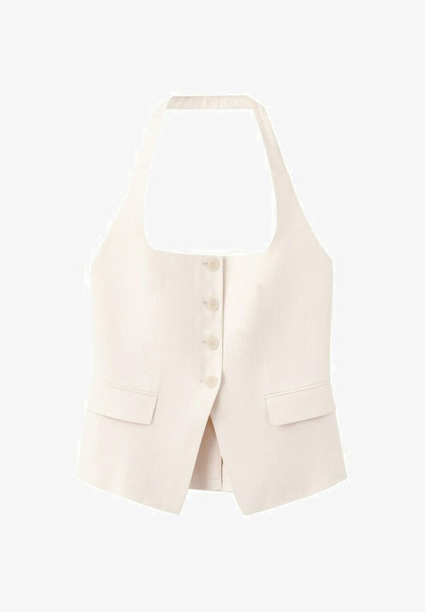 Mango ADULT - Waistcoat - off-white