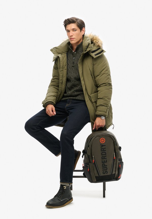 Superdry & Co MOCHILA ESENTIAL LOGO - Rucksack - khaki