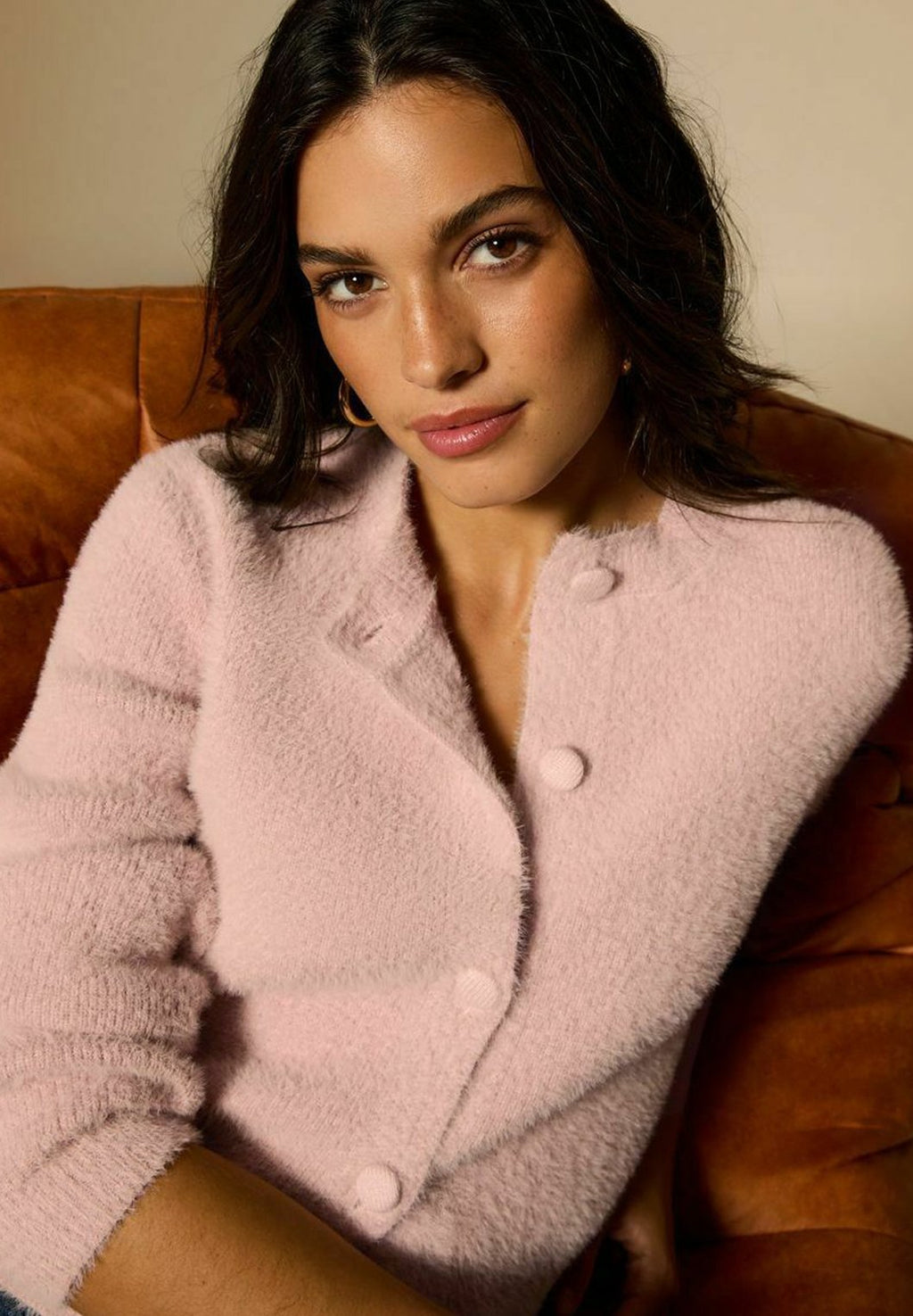 New Look FLUFFY TEXTURE CREW NECK