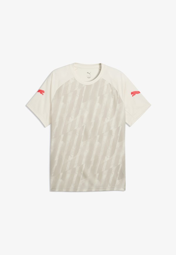 Puma INDIVIDUALLIGA GRAPHIC JERSEY - Sports T-shirt - sedate gray-ultra red-sugared almond