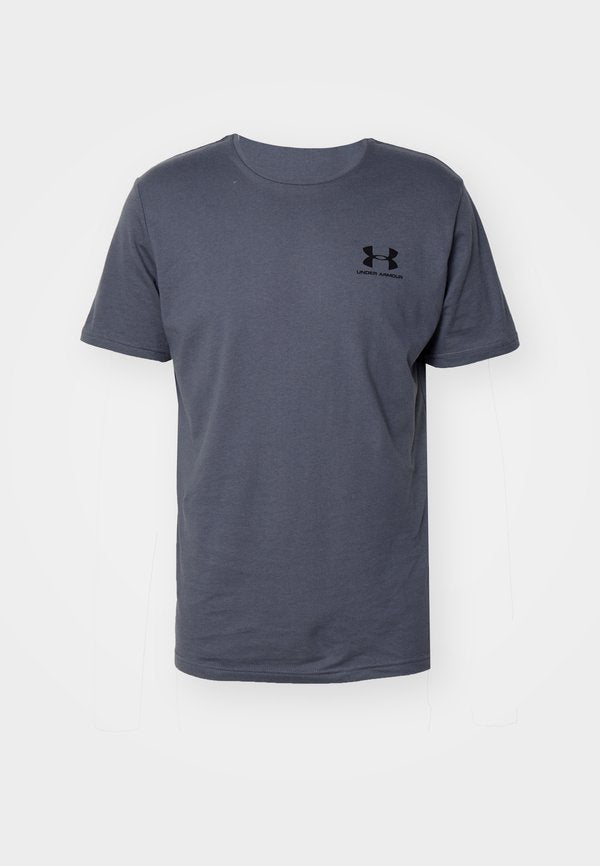 Under Armour LEFT CHEST LOGO - Sports T-shirt - castlerock/black