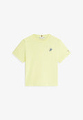 Tommy Hilfiger LOGO EMBROIDERY JERSEY CREW NECK T-SHIRT - Basic T-shirt - faded fluro