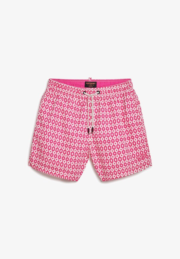 Superdry & Co PRINTED - Swimming shorts - pink geo print