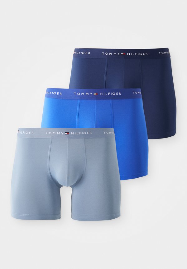 Tommy Hilfiger SIGNATURE MICRO 3 PACK - Boxer briefs - blaugrau/dunkelblau/hellblau