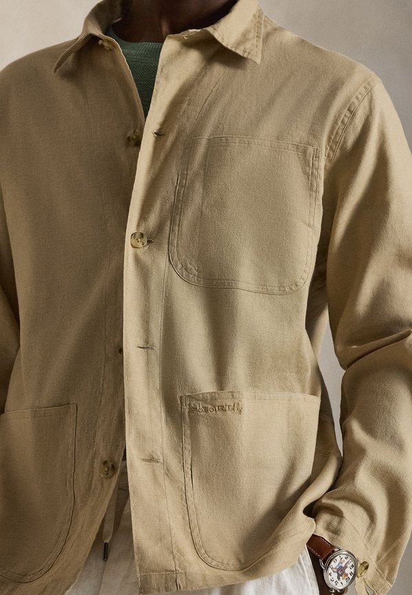 Polo Ralph Lauren STRETCH LINEN-COTTON OVERSHIRT