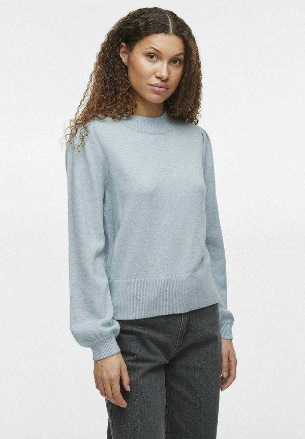 VILA VIRIL TURTLE-NK BALLOON L/S TOP - NOOS