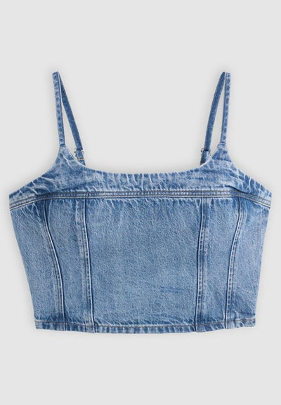 Levi's® JADINE DENIM CAMI TANK - Top - twisted stone