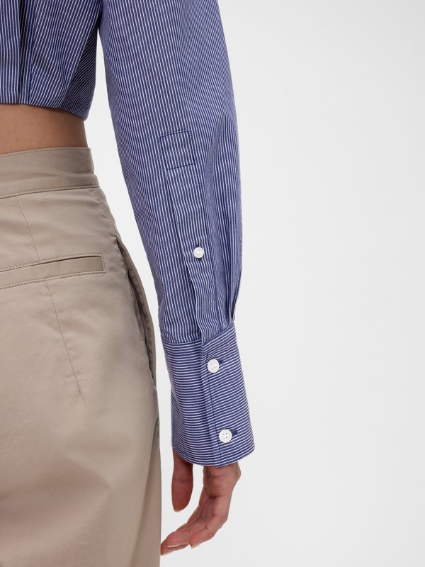 GAP GAP STUDIO CROPPED SHIRT