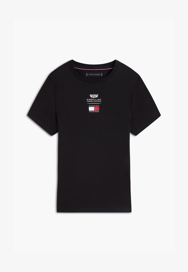 Tommy Hilfiger TH X CADILLAC FORMULA 1  TEAM LOGO BABY TEE - Print T-shirt - black