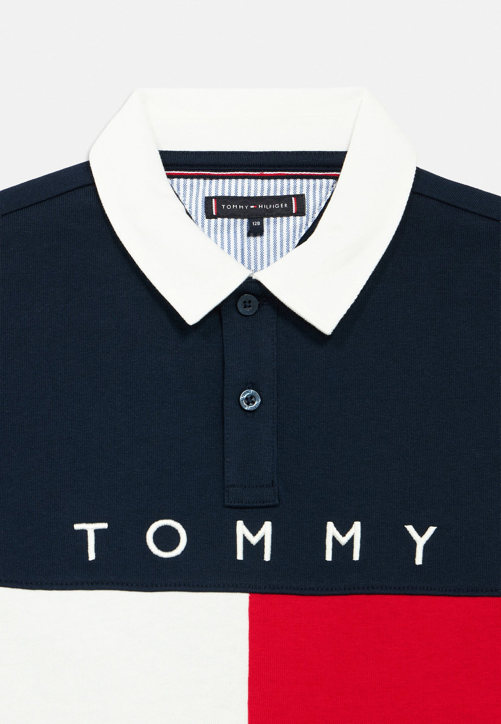 HERITAGE COLOUR-BLOCKED FLAG LONG SLEEVE POLO SHIRT Media 5