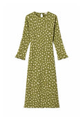 Never Fully Dressed FAWN PLISSE GAIA DRESS