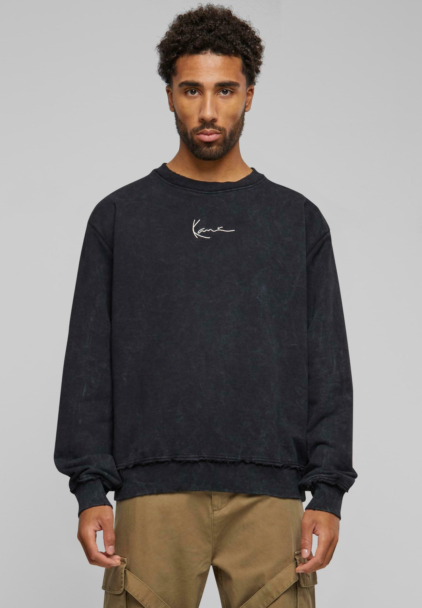 Karl Kani SMALL SIGNATURE DISTRESSED OS CREW