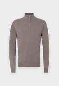 Jack & Jones JJEEMIL HALF ZIP - Jumper - taupe