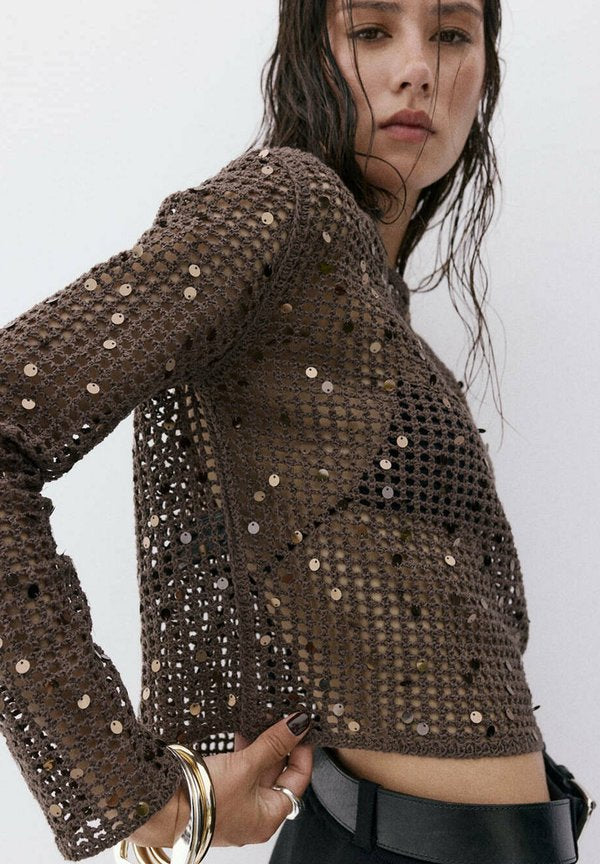 Mango ADULT - Jumper - dark brown