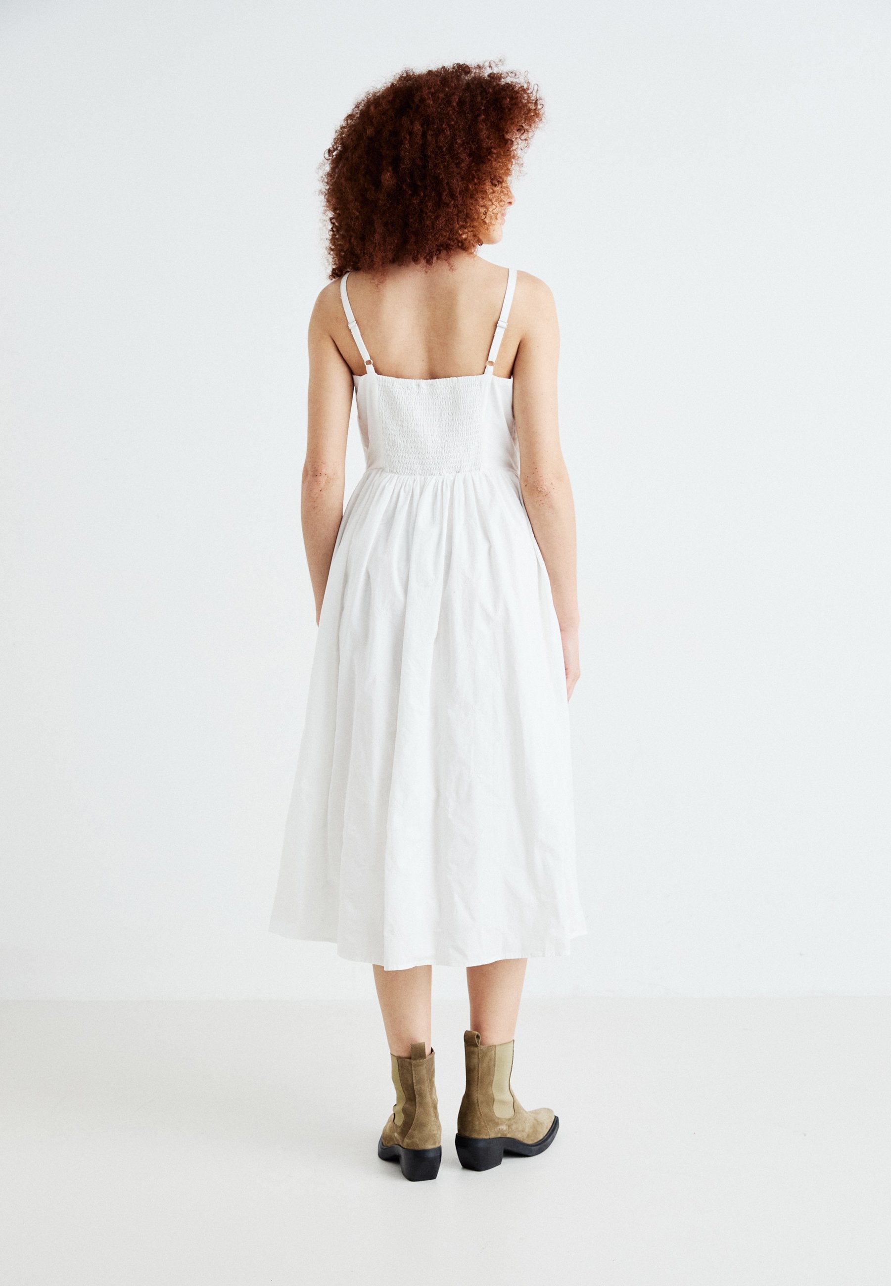 GAP EYELET MIDI DRESS