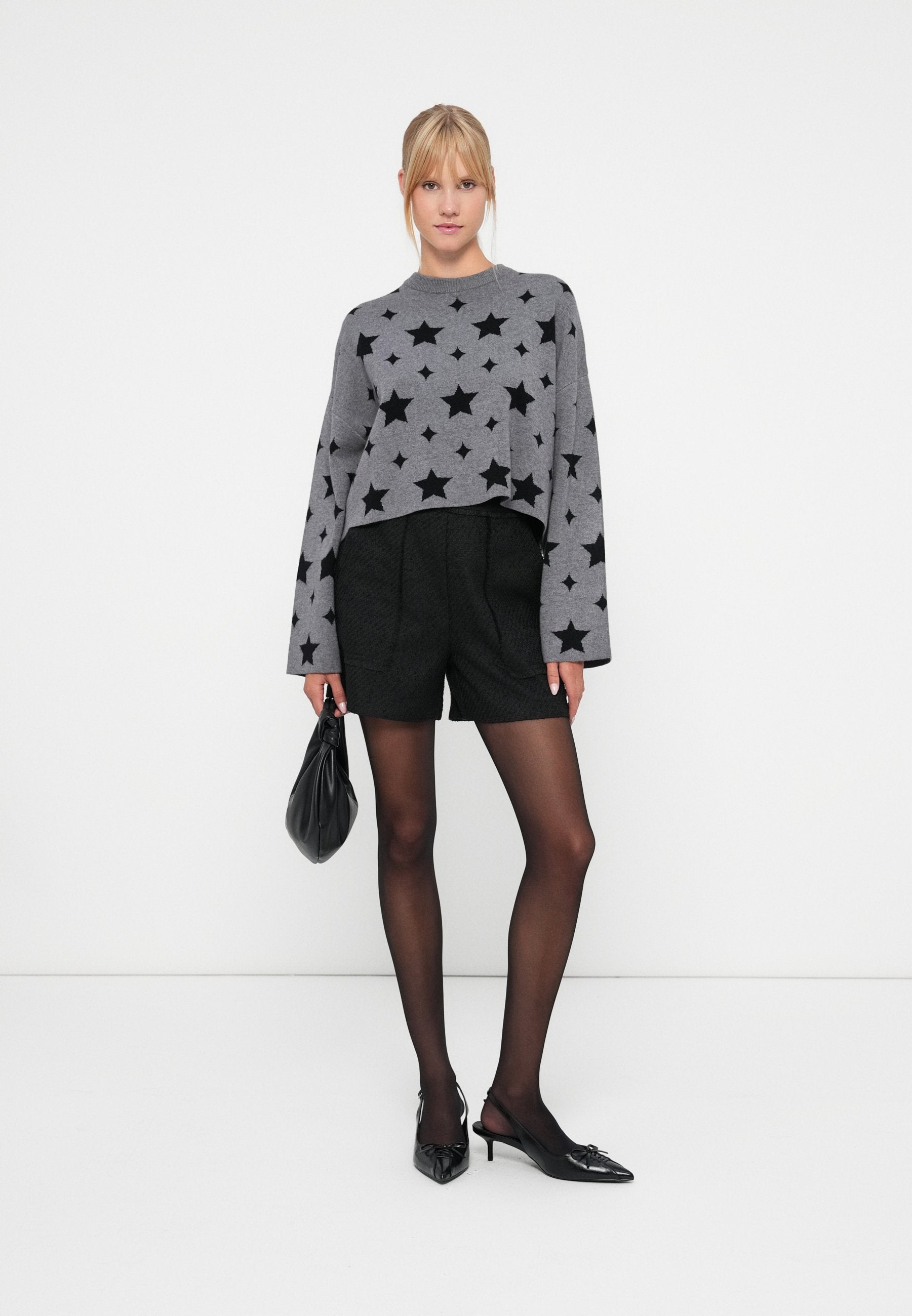 Noisy May NMSHYLA L/S O-NECK KNIT FWD DD