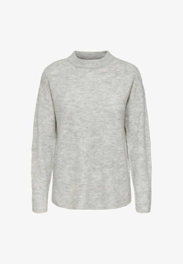 ONLY Knitted ONLCAMILLA Knitted - Jumper - light grey melange