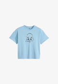 Levi's® Print T-shirt - lse denim headphones coral blush - blues