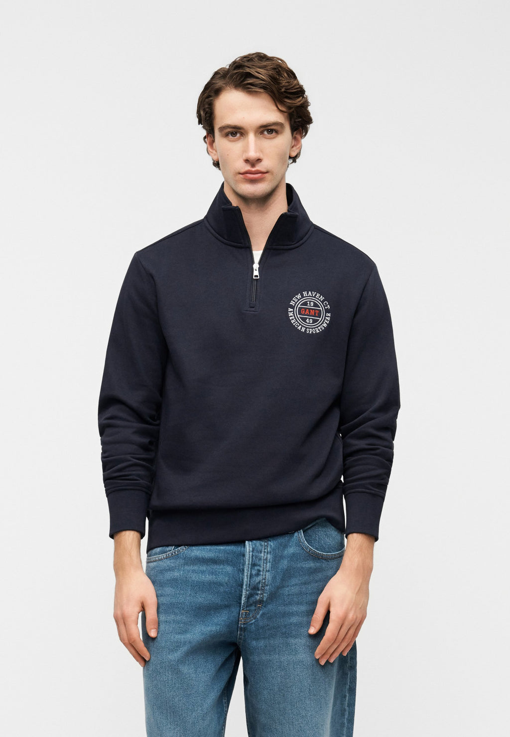 GANT GRAPHIC HALF ZIP