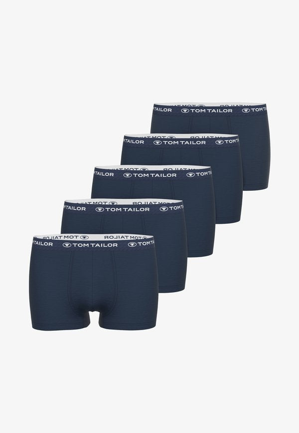 TOM TAILOR 5 PACK - Trunks - blau dunkel uni