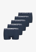 TOM TAILOR 5 PACK - Trunks - blau dunkel uni