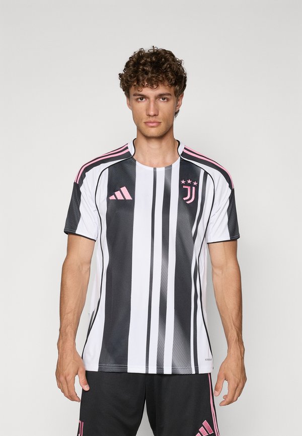 adidas Performance JUVENTUS 25/26 HOME JERSEY - Club wear - white/black