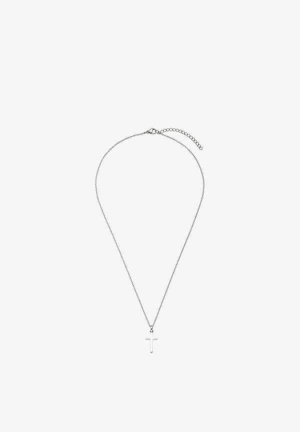s.Oliver MODERN CROSS - Necklace - silber
