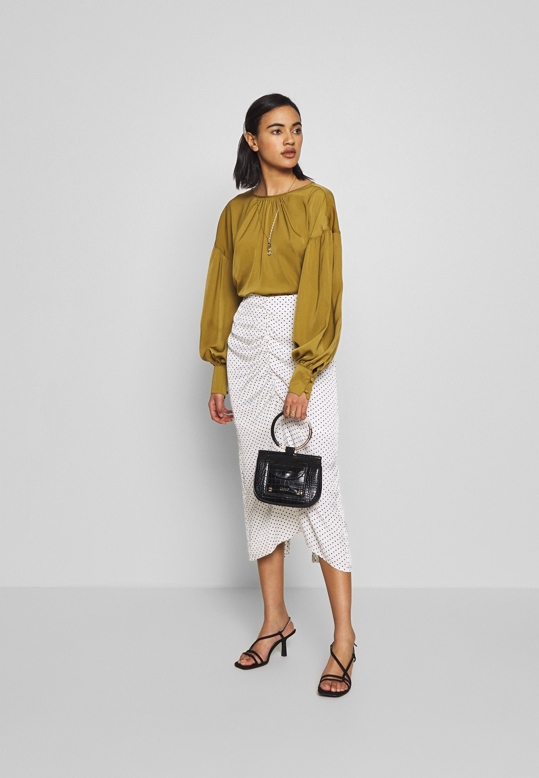 Who What Wear THE BALLOON SLEEVE BLOUSE
