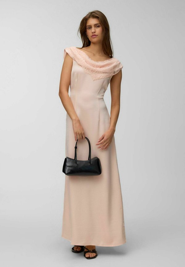 Vero Moda VMTIANA SL LACE ANKLE DRESS EXP - Maxi dress - pearl blush