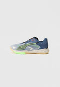 Puma ACCELERATE UNISEX - Handball shoes - vapor gray/inky blue/black