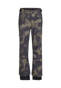 Tarnhose aus Schnee in Dunkelgrau und Grün. Mit wasserdichtem Material, mehreren Taschen und verstellbarem Bund. Elastische Bündchen an den Knöcheln.