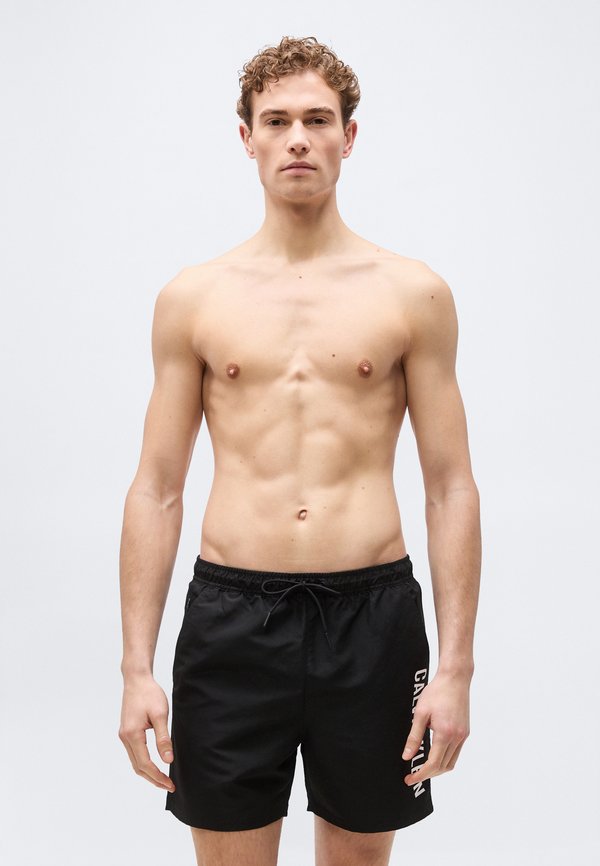 Calvin Klein Swimwear MEDIUM DRAWSTRING INTENSE POWER  - Swimming shorts - black