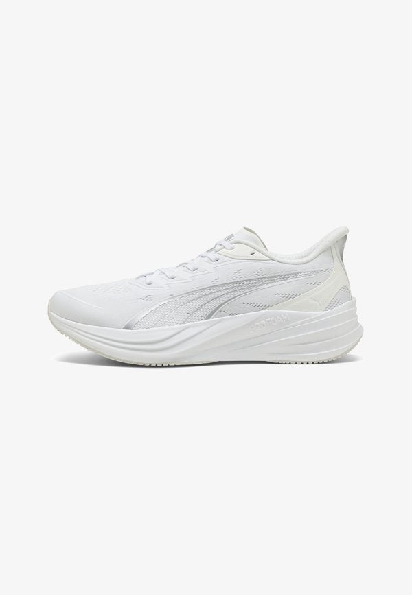 Puma DARTER PRO 2 UNISEX - Road running shoes - white-feather gray