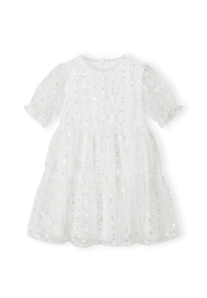 FLOWER SEQUIN SHORT SLEEVE Media 1