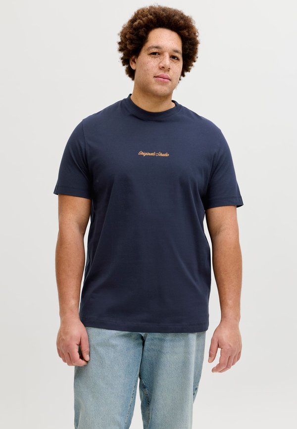 Jack & Jones JORNORREBRO EMB TEE SS CREW NECK PLS - Basic T-shirt - sky captain