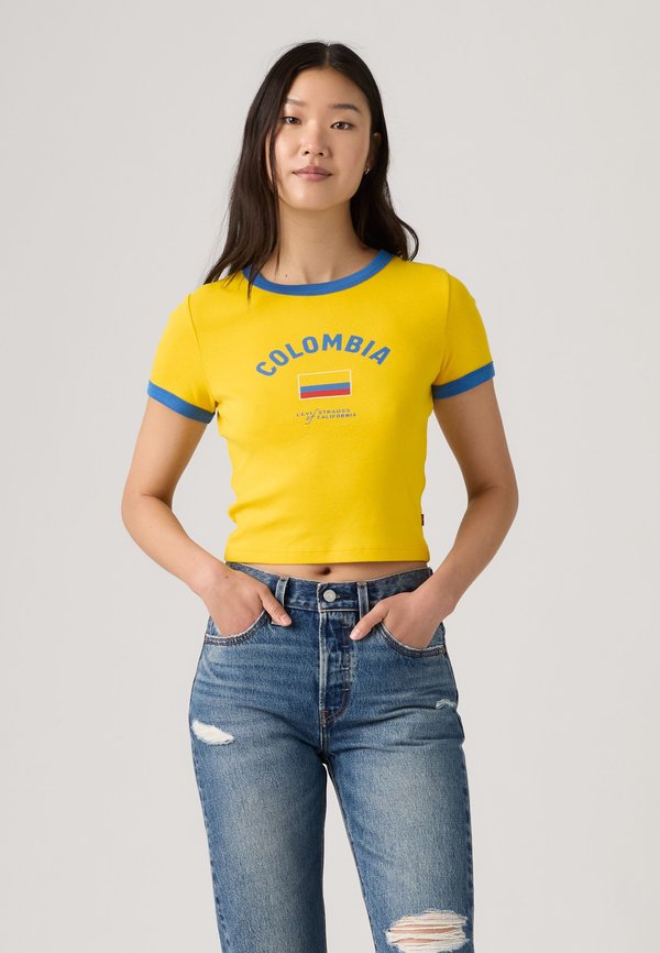 Levi's® FOOTBALL RINGER - Print T-shirt - multi-colored