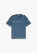 TOM TAILOR T-SHIRT MIT LOGO-PRINT - Print T-shirt - mystical blue