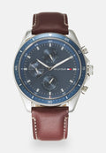 Tommy Hilfiger PARKER - Watch - brown/blue