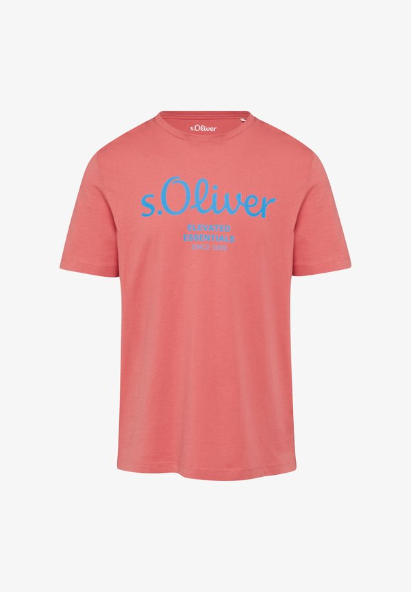 s.Oliver Print T-shirt - pfirsich