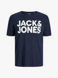 Jack & Jones JJECORP LOGO TEE O NECK - Print T-shirt - navy blazer