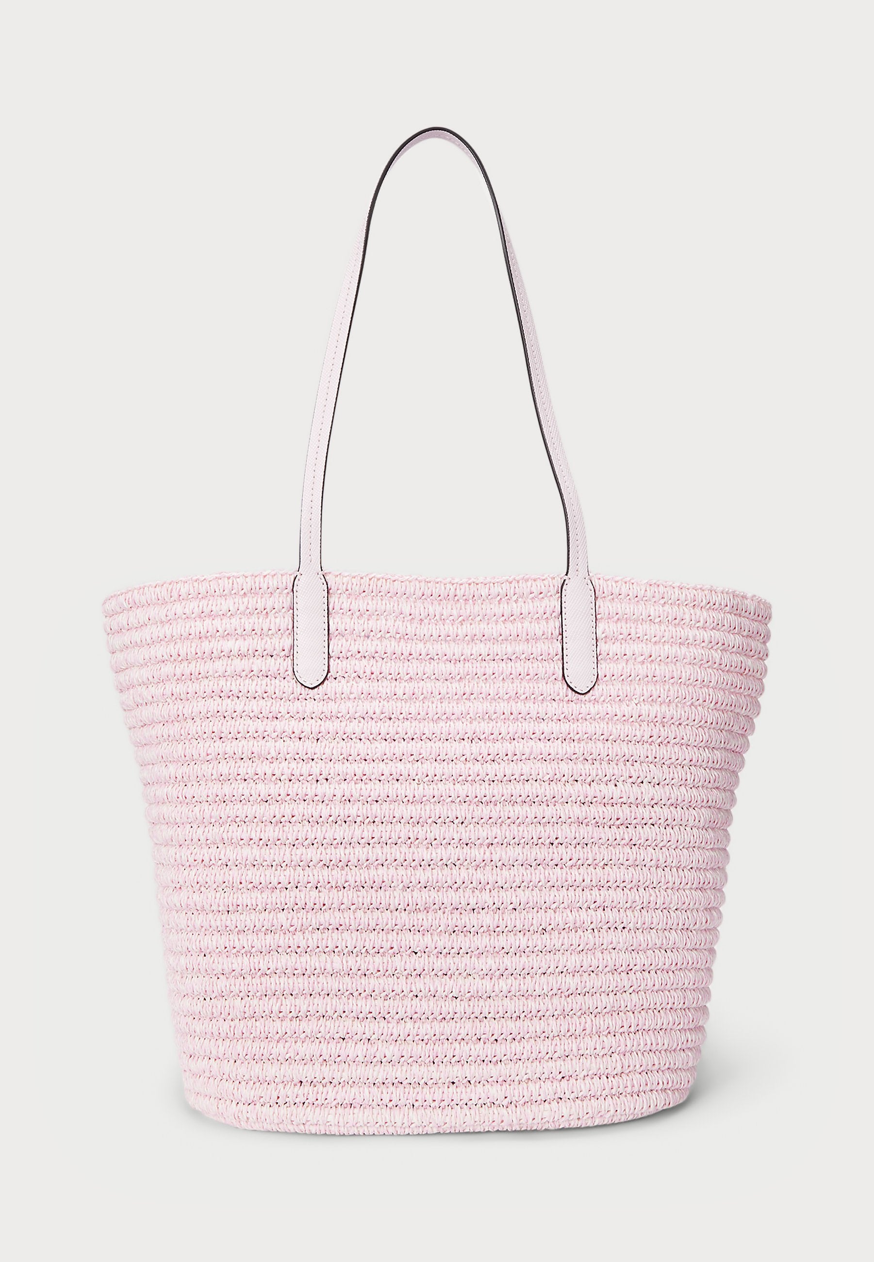 Lauren Ralph Lauren MÉLANGE WOVEN STRAW LARGE BRIE TOTE BAG