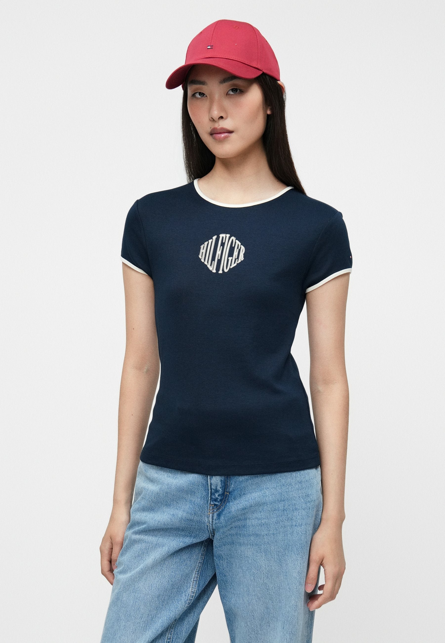 LOGO SLIM RINGER T-SHIRT Media 5