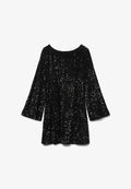 Vero Moda VMLAILA LS SEQUIN BOW EXP - Cocktail dress / Party dress - black