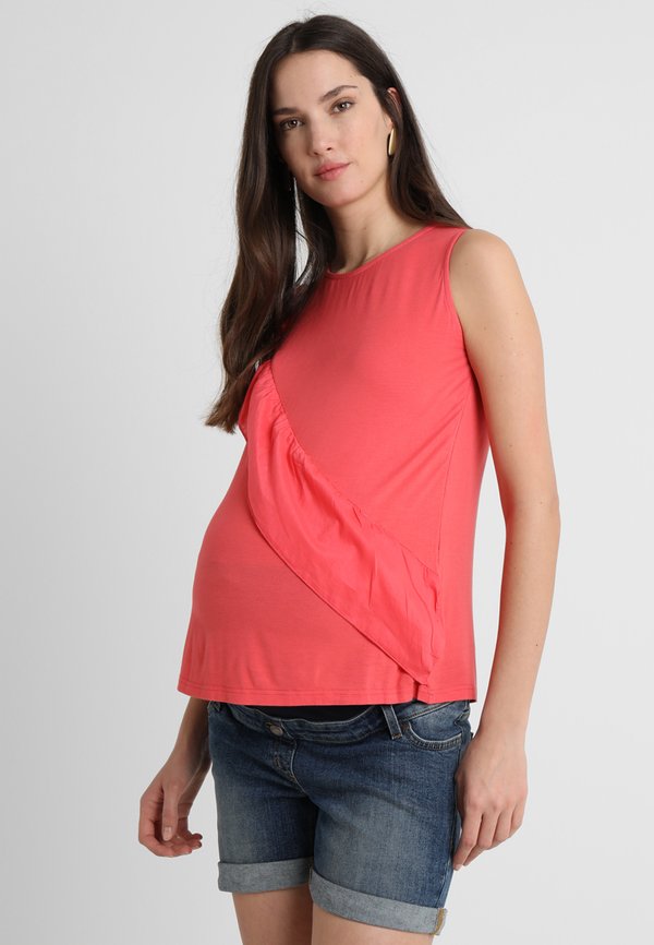 Spring Maternity SLEEVELESS CALIANA FRILLS TOP