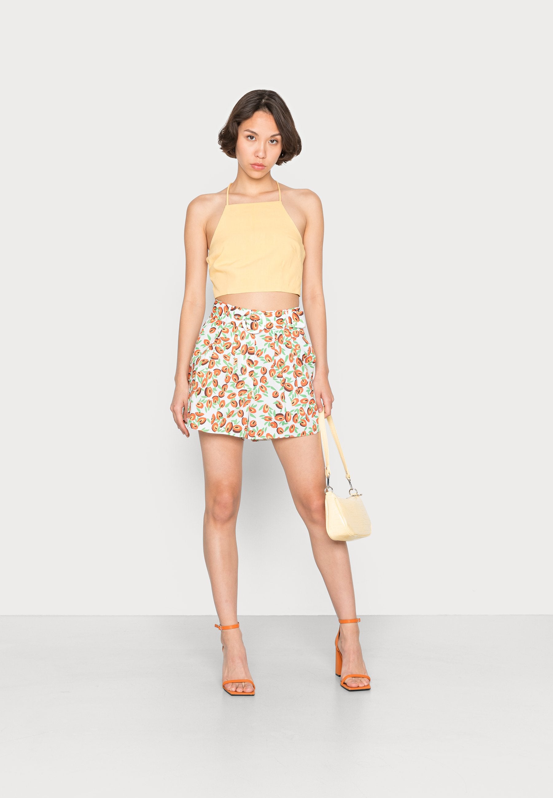 Glamorous TIE BACK DETAIL CROP