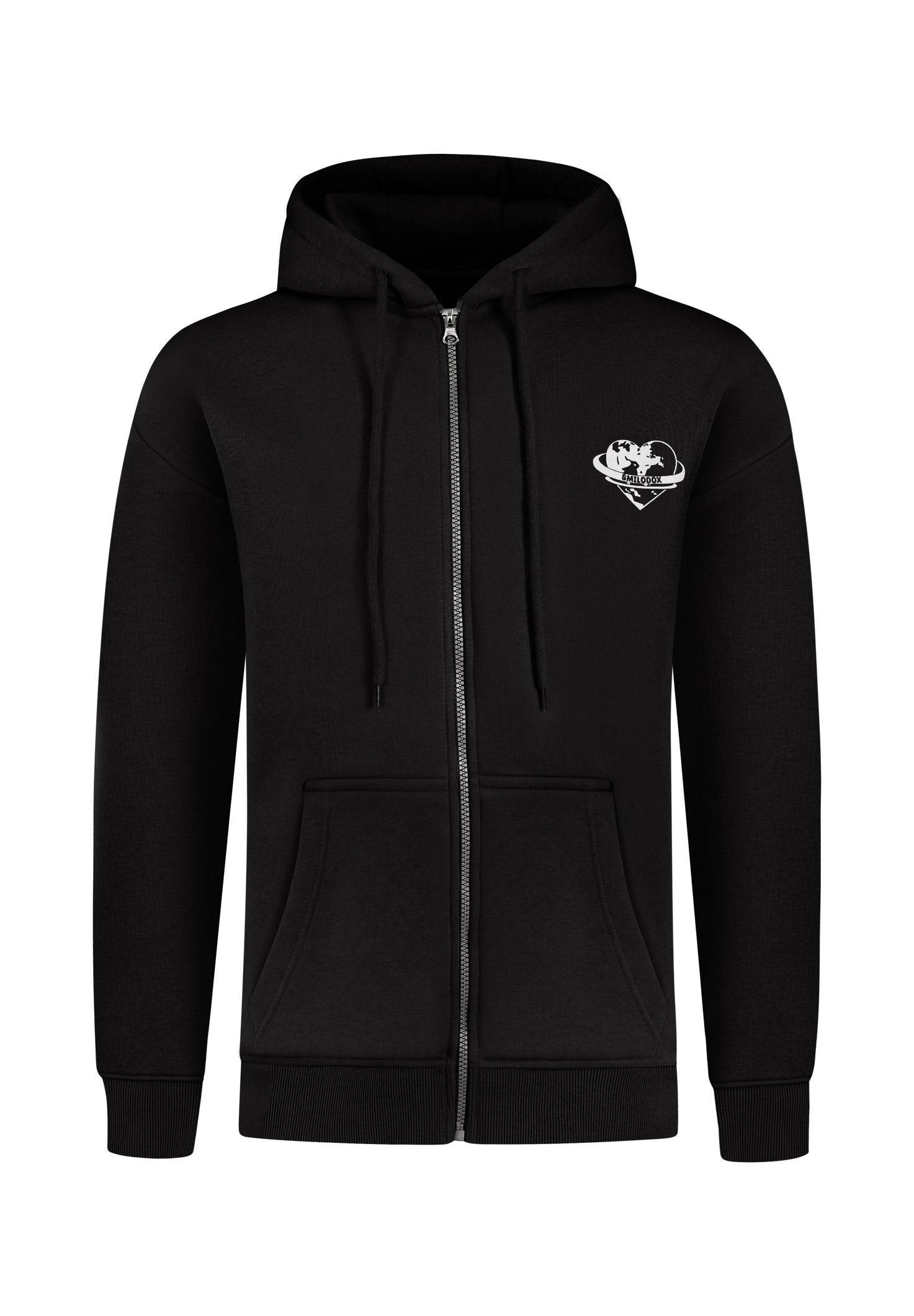 Smilodox AMORA FULL ZIP HOODIE BACK PRINT