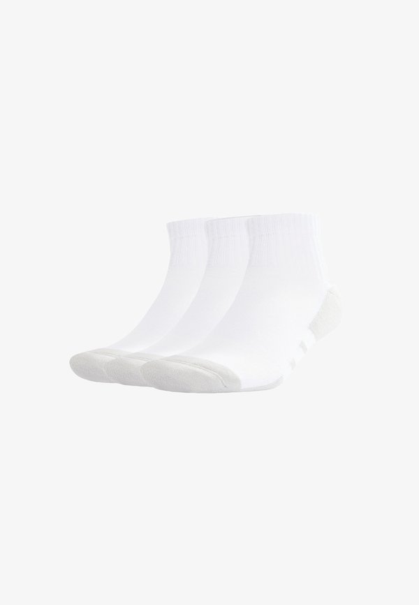 adidas Performance ESSENTIALS CLIMACOOL QUARTER 3 PAIRS - Sports socks - white grey two