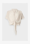 ONLY ONLPAULA - Button-down blouse - pumice stone
